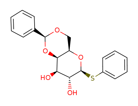 glycosyl sulfide phenyl 4,6-O-benzylidene-1S-β-D-gluco-pyranoside cas no. 87508-17-6 98%