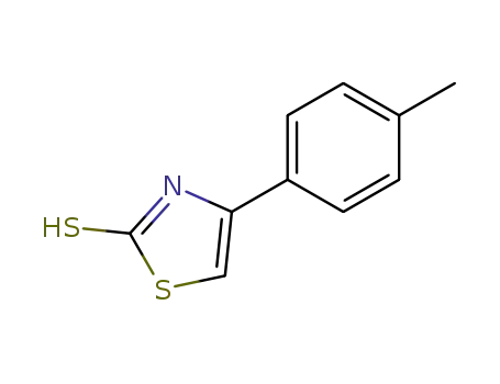 Molecular Structure of 2103-92-6 (4-(4-METHYLPHENYL)-1,3-THIAZOLE-2-THIOL)