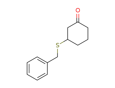 Cyclohexanone, 3-[(phenylmethyl)thio]-