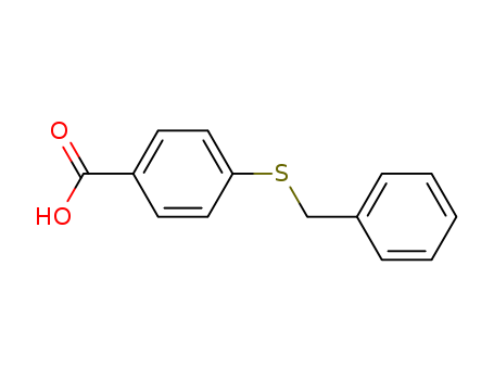 Benzoic acid,4-[(phenylmethyl)thio]- cas  22855-95-4