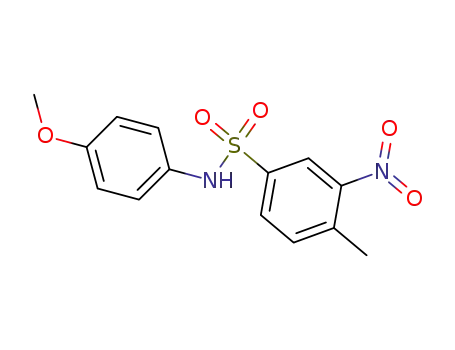 Molecular Structure of 96951-00-7 (2-nitro-toluene-4-sulfonic acid <i>p</i>-anisidide)