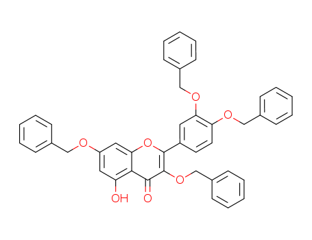 4H-1-Benzopyran-4-one, 2-[3,4-bis(phenylmethoxy)phenyl]-5-hydroxy-3,7-bis(phenylmethoxy)-
