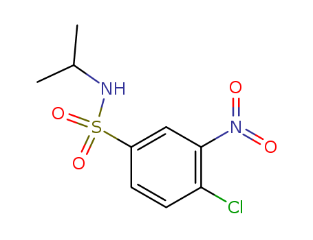 Benzenesulfonamide,4-chloro-N-(1-methylethyl)-3-nitro- cas  96-59-3