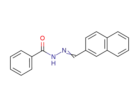 Molecular Structure of 24091-07-4 (2-Formyl-naphthalin-benzoylhydrazon)