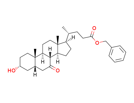 Cholan-24-oic acid,3-hydroxy-7-oxo-, phenylmethyl ester,(3α,5β)-