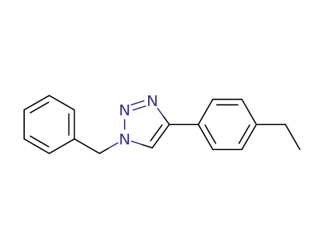 Molecular Structure of 1314406-59-1 (1-benzyl-4-(4-ethyl-phenyl)-1H-1,2,3-triazole)