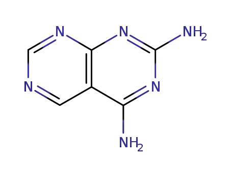 Molecular Structure of 16357-81-6 (Pyrimido[4,5-d]pyrimidine-2,4-diamine)