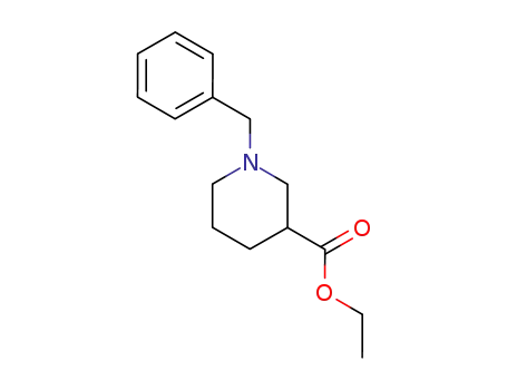 Molecular Structure of 72551-53-2 (ETHYL 1-BENZYLPIPERIDINE-3-CARBOXYLATE)