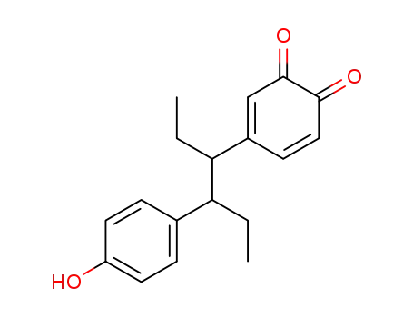 Molecular Structure of 857837-21-9 (hexestrol-3',4'-quinone)