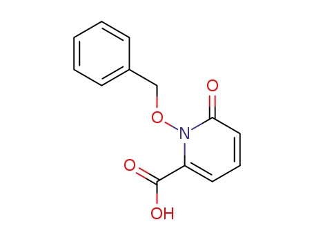 Molecular Structure of 210366-15-7 (2-Pyridinecarboxylic acid, 1,6-dihydro-6-oxo-1-(phenylMethoxy)-)