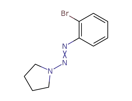 Pyrrolidine, 1-[(2-bromophenyl)azo]-