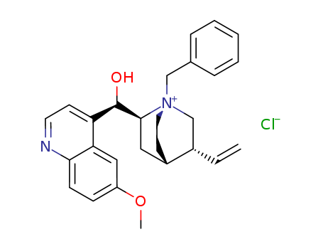 (2S,4S,5R)-1-Benzyl-2-((R)-hydroxy(6-methoxyquinolin-4-yl)methyl)-5-vinylquinuclidin-1-ium chloride