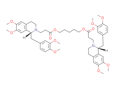 Pentane-1,5-diyl bis{3-[(1R)-1-[(3,4-dimethoxyphenyl)methyl]-6,7-dimethoxy-3,4-dihydroisoquinolin-2(1H)-yl]propanoate}