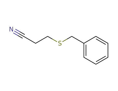 Molecular Structure of 5601-23-0 (3-Benzylthiopropionitrile)
