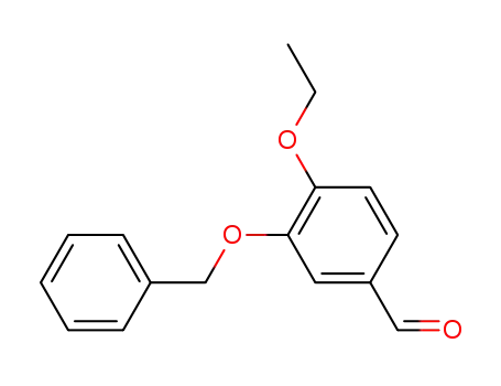 Molecular Structure of 26691-25-8 (3-(BENZYLOXY)-4-ETHOXYBENZALDEHYDE)