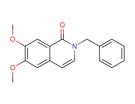 1(2H)-Isoquinolinone, 6,7-dimethoxy-2-(phenylmethyl)-