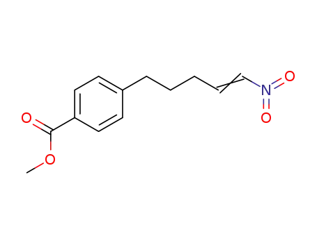 4-((E)-5-Nitro-pent-4-enyl)-benzoic acid methyl ester