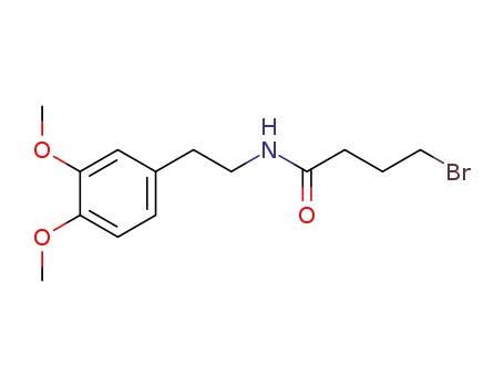 Molecular Structure of 56997-73-0 (4-bromo-butyric acid-(3,4-dimethoxy-phenethylamide))