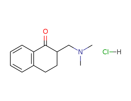 2-[(dimethylamino)methyl]-3,4-dihydronaphthalen-1(2H)-one hydrochloride (1:1)