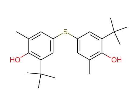 Molecular Structure of 96-66-2 (4,4'-Thiobis(2-methyl-6-tert-butylphenol))