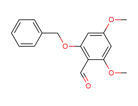 Molecular Structure of 54917-02-1 (2-(BENZYLOXY)-4,6-DIMETHOXYBENZALDEHYDE)