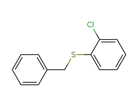 Molecular Structure of 67545-12-4 (Benzene, 1-chloro-2-[(phenylmethyl)thio]-)