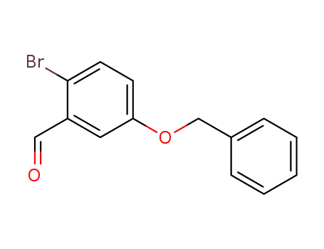 Molecular Structure of 85604-06-4 (5-BENZYLOXY-2-BROMOBENZALDEHYDE)