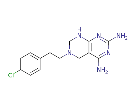 6-[2-(4-chlorophenyl)ethyl]-5,6,7,8-tetrahydropyrimido[4,5-d]pyrimidine-2,4-diamine
