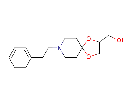Molecular Structure of 1246443-46-8 (2-hydroxymethyl-8-phenethyl-1,4-dioxa-8-azaspiro[4,5]decane)