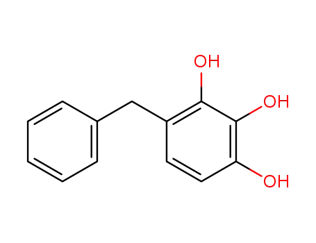 Molecular Structure of 17345-66-3 (2,3,4-TRIHYDROXYDIPHENYLMETHANE)