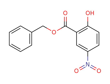 Benzoic acid, 2-hydroxy-5-nitro-, phenylmethyl ester