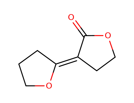 Molecular Structure of 107825-25-2 (2(3H)-Furanone, 3-(dihydro-2(3H)-furanylidene)dihydro-, (3E)-)