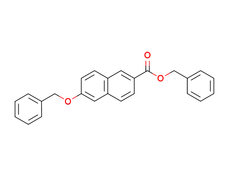 2-Naphthalenecarboxylic acid, 6-(phenylmethoxy)-, phenylmethyl ester