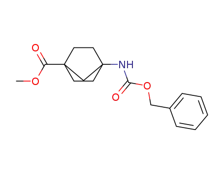4-(benzyloxycarbonylamino)bicyclo[2.2.1]heptane-1-carboxylic acid methyl ester