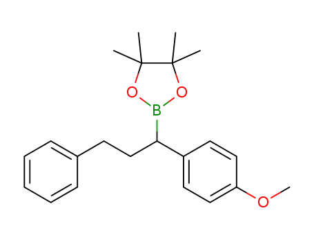 2-[1-(4-methoxyphenyl)-3-phenylpropyl]-4,4,5,5-tetramethyl-1,3,2-dioxaborolane