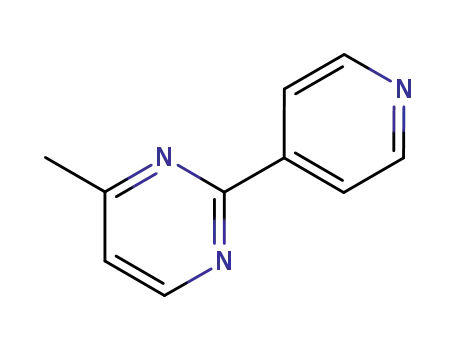 Molecular Structure of 182416-44-0 (4-methyl-2-pyridin-4-yl-pyrimidine)