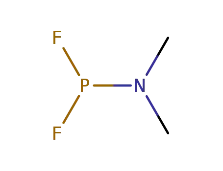 Molecular Structure of 814-97-1 (Phosphoramidous difluoride, dimethyl-)
