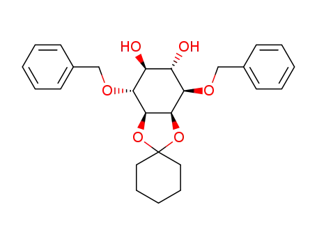 Molecular Structure of 115509-74-5 (1<sup>(3)</sup>,2-O-cyclohexylidene-3<sup>(1)</sup>,6<sup>(4)</sup>-di-O-benzyl-sn-myoinositol)