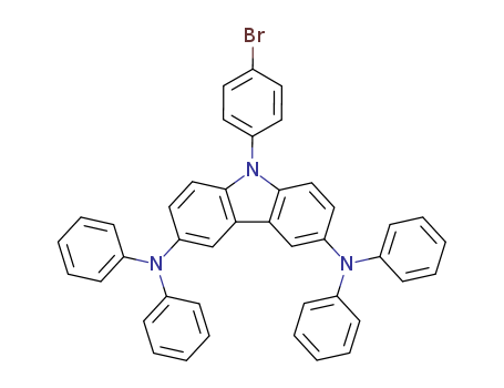 9- (4-bromophenyl) -N3, N3, N6, N6-tetraphenyl-9H-carbazol-3, 6-diamine