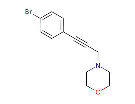 4-(3-(4-bromophenyl)prop-2-yn-1-yl)morpholine