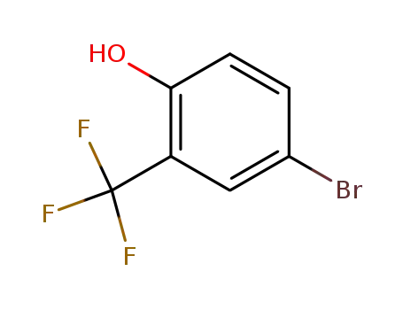 Molecular Structure of 50824-04-9 (4-Bromo-2-(trifluoromethyl)phenol)