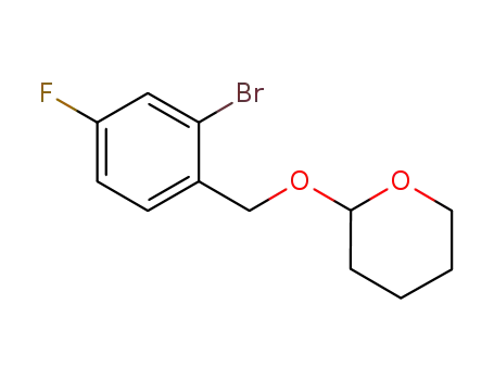 2-((2-bromo-4-fluorobenzyl)oxy)tetrahydro-2H-pyran