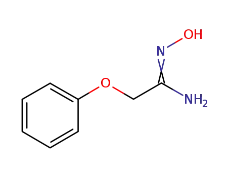 Molecular Structure of 90007-06-0 (N'-HYDROXY-2-PHENOXYETHANIMIDAMIDE)
