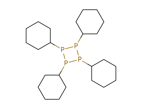 Molecular Structure of 3040-71-9 (tetracyclohexyltetraphosphetane)