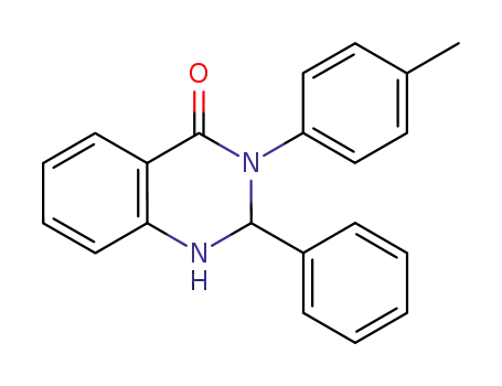 Molecular Structure of 331758-78-2 (3-(4-methylphenyl)-2-phenyl-2,3-dihydroquinazolin-4(1H)-one)