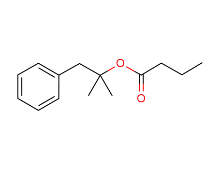 Molecular Structure of 10094-34-5 (Benzyldimethylcarbinyl butyrate)