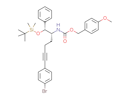 C<sub>33</sub>H<sub>40</sub>BrNO<sub>4</sub>Si