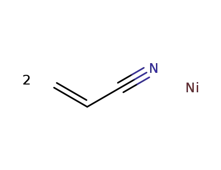 Molecular Structure of 77450-60-3 (Bis(acrylonitrile)nickel<sup>(0)</sup>)