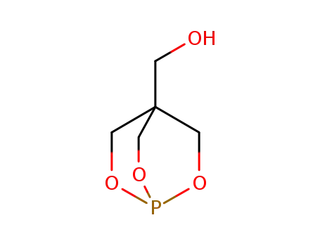 Molecular Structure of 873-93-8 (2,6,7-trioxa-1-phosphabicyclo[2.2.2]oct-4-ylmethanol)
