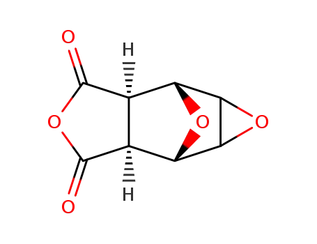 Molecular Structure of 82660-86-4 (exo-3,6-endo-epoxy-4,5-epoxyhexahydrophthalic anhydride)